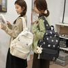 Cartoon Print Student Bag Large Capacity Travel Backpack Women's Backpack