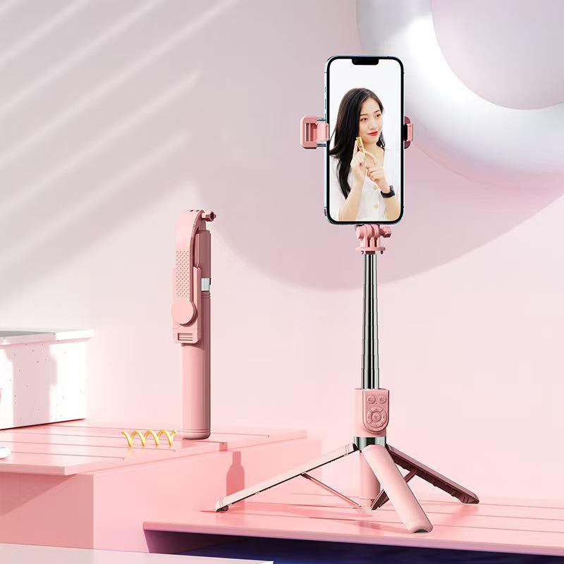 

Rechargeable Selfie Stick Tripod with Remote & Fill Light for TikTok and Photography