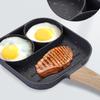 Maifanshi Four Hole Frying Pan Flat Bottomed Non Stick Steak Cooking Pots Egg Frying Pan Multifunctional Kitchens Accessories