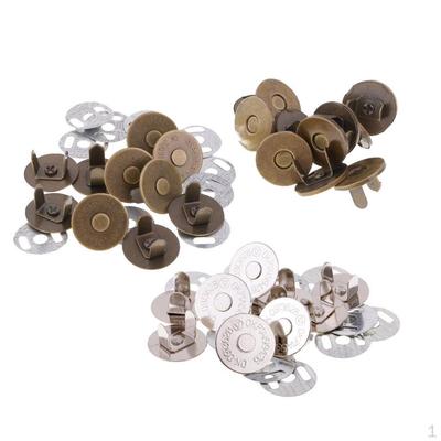 20 zestawów magnetycznych zapięć klamra nitowa 18 mm do szycia, rzemiosła, toreb, odzieży, scrapbookingu