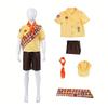 Maison volante Russell Costume de Cosplay Petit Explorateur Personnage de Film Russell Tenue de Cosplay