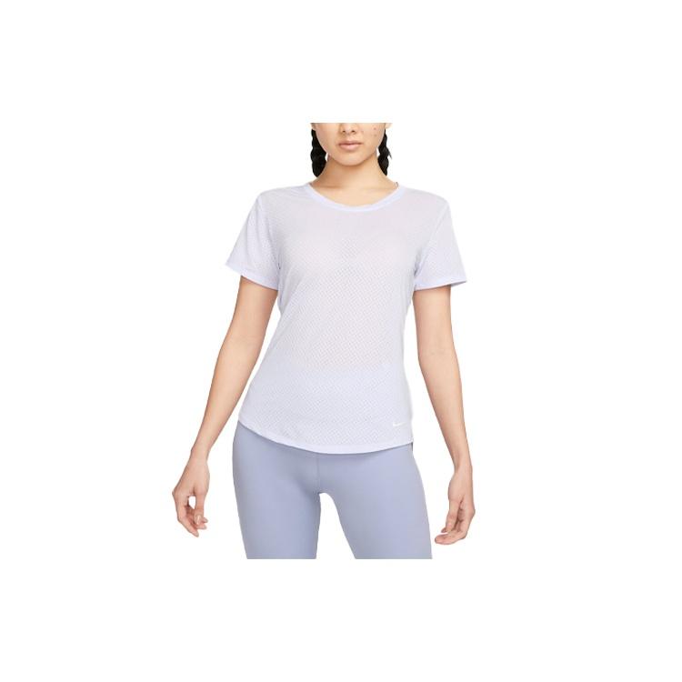 (WMNS) Nike Dri-FIT One Breathe Short-Sleeve Top Purple Women s DX0132-536 L