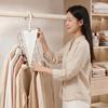 V-Shaped Double-Sided ABS Clothes & Hat Storage Rack - Stackable Multi-Hanger
