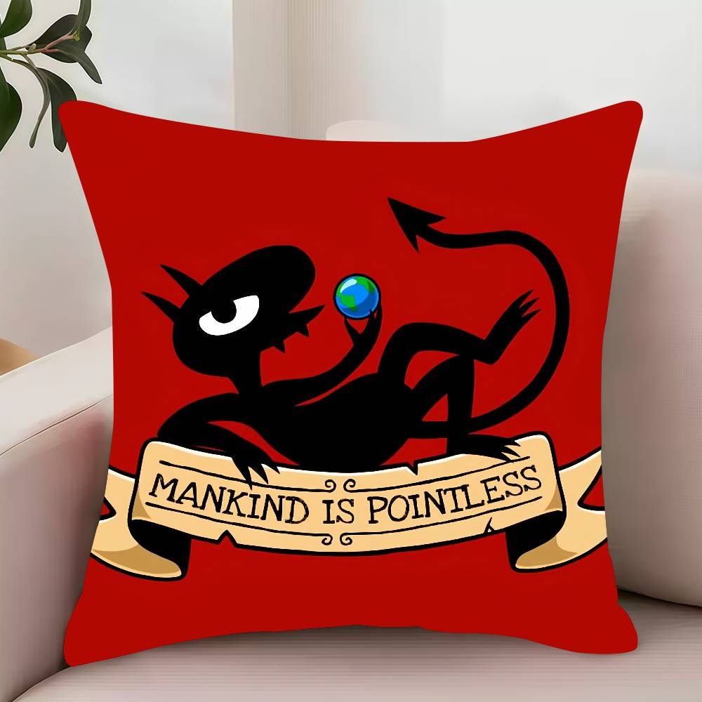 Cartoon D-Disenchantment Pillow Case Decor Protective Covers Comfortable Soft for Sofa Living Room Home Office