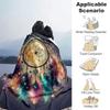 1pc Dream Catcher Printing Lightweight Flannel Blanket, Comfortable and Warm Blanket, for Camping Sofa Bed and Couch Office, in All Seasons