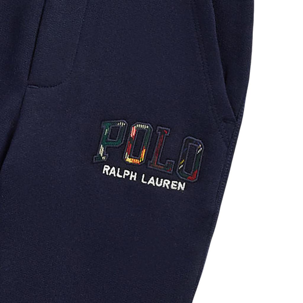 Polo Ralph Lauren Kids  Knitted Sports Pants With Patch Logo And Drawstring Kids bottoms Navy-Blue 323953029-001