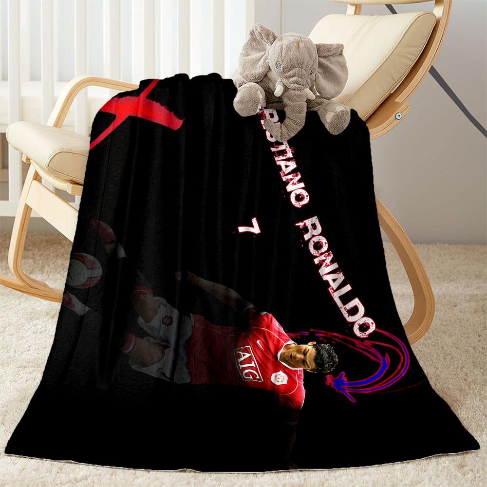 Ronaldo's Motivational Quote Blanket Comfortable Suitable for Seaside Livingroom Bed All-Season Use Warmthful Decor