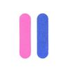Portable Double-Sided Mini Nail Buffer: Colored Natural Wood, Fine Grit - Perfect for Manicure, Hotel, Home Use.