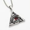 Delicate Devil's Eye Necklace Triangle Women Pendant Necklace  Valentine's Day Gift