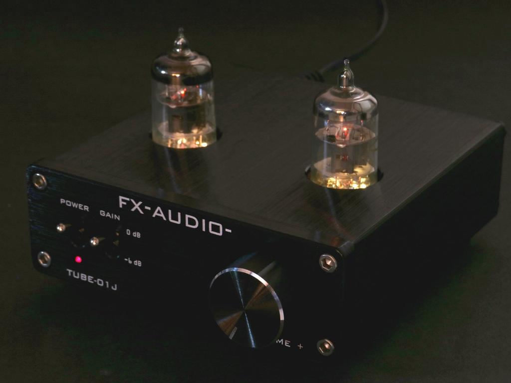 Vacuum Tube Preamp NFJ Original Model FX-AUDIO- TUBE-01J (line Amplifier) (black)