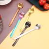 Creative 304 Stainless Steel Coffee Spoon Spoons Cute Stirring Spoons Gold Cat Paw Tea Coffee Spoon Dessert Kitchen Tools