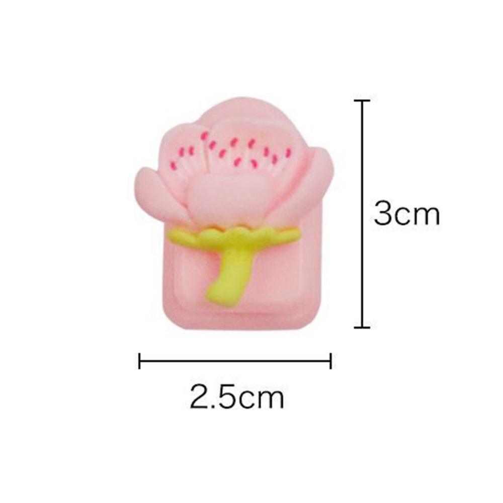 Peach Blossom Flower Car Small Hook Paste Style Car Hanging Hook Cartoon Car Hooks  Women Girl