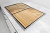 SZKLANA PŁYTA OCHRONNA NA KUCHENKĘ 70x52 PIASEK