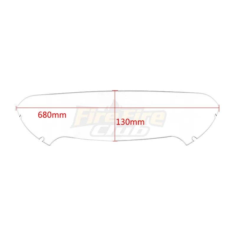 5'' 13'' motorsykkel frontrute for Harley Road Glide CVO Special FLTRXS Ultra FLTRUSE FLTRXSE FLTRX 2014-