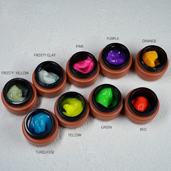 MADISON Collaboration Pickarinendo Gel Clay Gel Luminous Luminous Halloween Glowing Gel Clay Gel 3D Hard Gel Clay Clay Neon Color select (Please