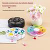 Seven-Color Petals 7-Day, 8-Grid, Moisture-Proof Medicine Box for Pills and Supplements