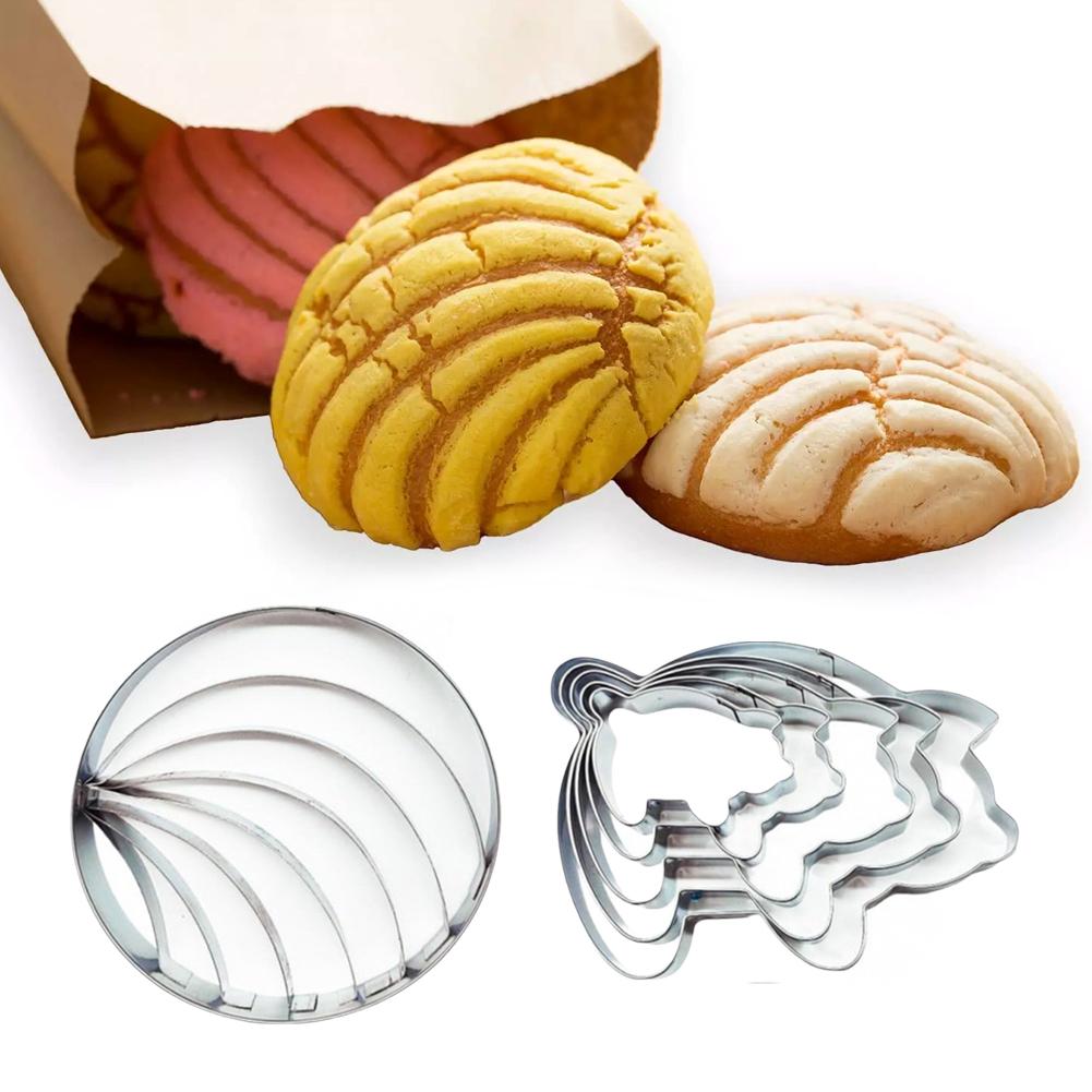 Steel Mexican Bread Mold Handmade Bread Biscuit Tools Bread Mold DIY Shell-Shaped Pas J2H6