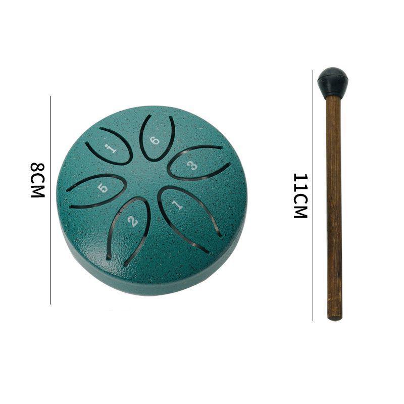 Ethereal 3" Steel Tongue Drum for Children - Beginner Student Portable Pocket Drum