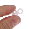 50Pcs Curtain Rail White Modern Style Accessories Plastic Curtain Track Gliders For Home Hanging Curtain Glider Hook Ring Rail