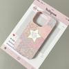 Five-Pointed Star Floral Print Lychee Grain Phone Case For iPhone 17 17Air 16 15 14 13 12 11 Pro Max 15 16 Plus Soft Cover Funda