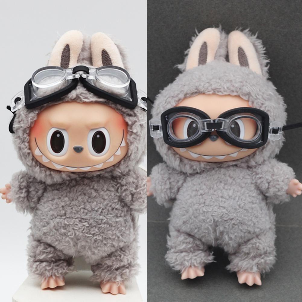 Pentru ochelari Labubu de 15 cm Ochelari drăguți de plastic de 8 cm Păpuși Jucărie Accesorii ochelari