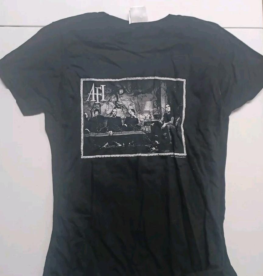 Black AFI Band Vintage Unisex T-Shirt All Size MC1419