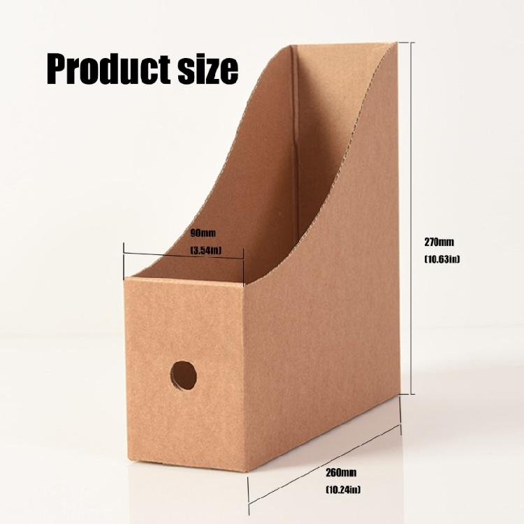 8 Pcs Multifunctional Desk Organizer File Storage Box Cardboard Box Document Organizer Box File Holders Office Supplies