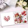 6Pcs Valentines Day Angel Diamond Handmade Card DIY Diamond Painting Card Rhinestone Painting Card Kit for Holiday Party Favors