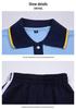 Summer School Uniform Set: Kindergarten To Middle School, Short Sleeve Two-Piece for Sports and Classes