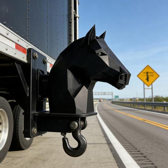 Trailer Hitch Cover Horse Design Durable Trailer Hitch Ball Cover Truck Enthusiasts Weather Resistant Humorous Car Accessory