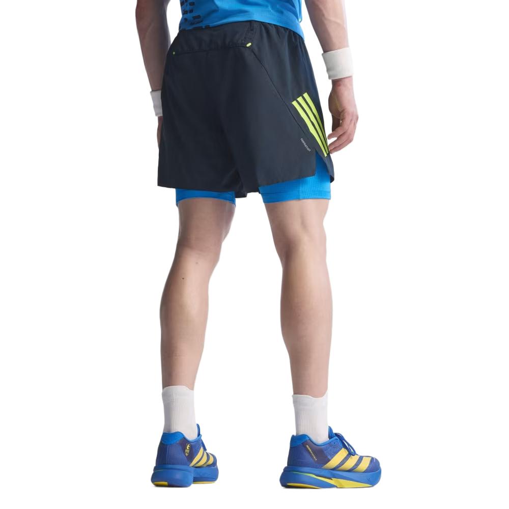 Adidas Climacool Boston Marathon Two-In-One Tear-Resistant Sweat-Wicking Running Shorts Men shorts KE8460
