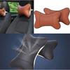 Colorful Pu Leather Car Seat Headrest Breathable Mesh Neck Protection Relaxing General Car Interior Cervical Spine Pillow Tools