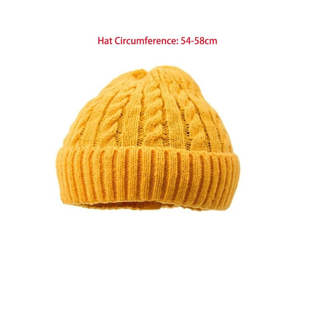 Cable Knit Cable Knit Beanie Hat Thermal Cold Weather Beanie Winter Thermal Beanie  For Hiking