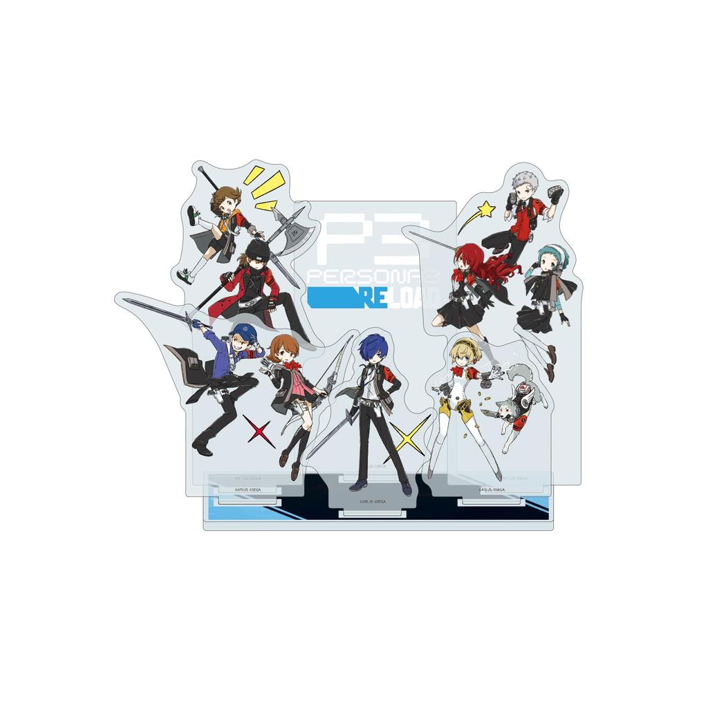 Persona 3 Reload 01 Group Design [Graff Art Illustration] Premium Acrylic Diorama Plate