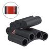 Professional Magnetic Screwdriver Bit Holder 3 Hole Design Nonslip Rubber Grip Lightweight 12g For Electric/Manual Tool