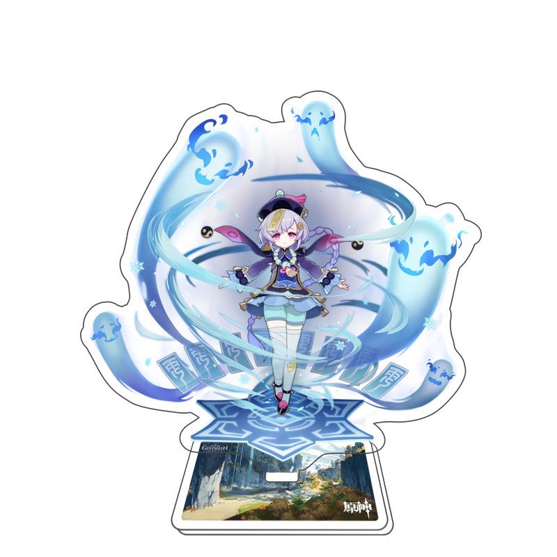 Game Anime Open World Impact Acrylic Figure Stand Painted Desk Decor Ornament 15CM Model Gift