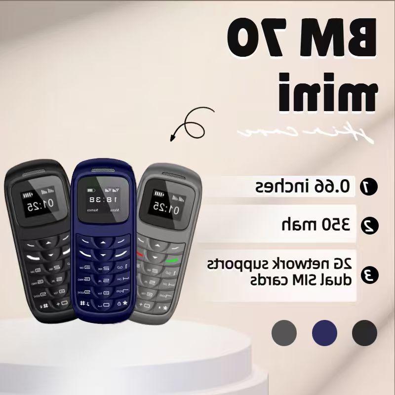 

GSM Dual-SIM Mini Candybar Mobile for Students Black - English L8