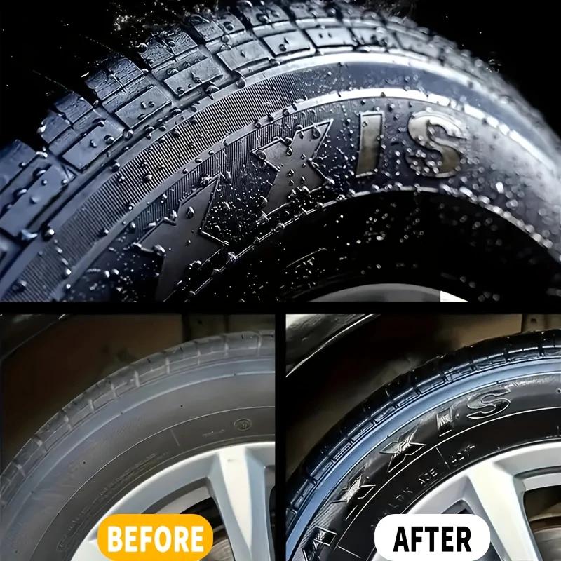 50g Car Care Set - Dashboard Wax, Plastic Repair Agent, Tire Gloss Agent, and Imitation Leather Seat Care Cream, Long-lasting