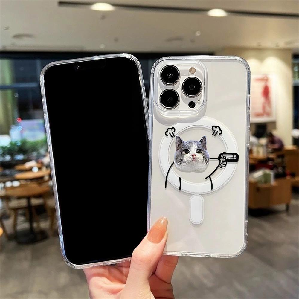 Magnetic Phone Case for iPhone 12 14 16 17 Pro 17 16 15 14 13 12 Pro Max  12 13 14 15  16 High Quality Shockproof Shell Full Protection Cute Style