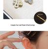 Elegant Four-Leaf Zircon Flower Earrings – Luxurious and Versatile Design for Women