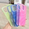 Moderne Süßigkeitenfarbene Jelly Hülle für IPhone 16 Pro Max Flüssigsilikon Stoßfeste Schutzhülle für IPhone 15 Pro Max