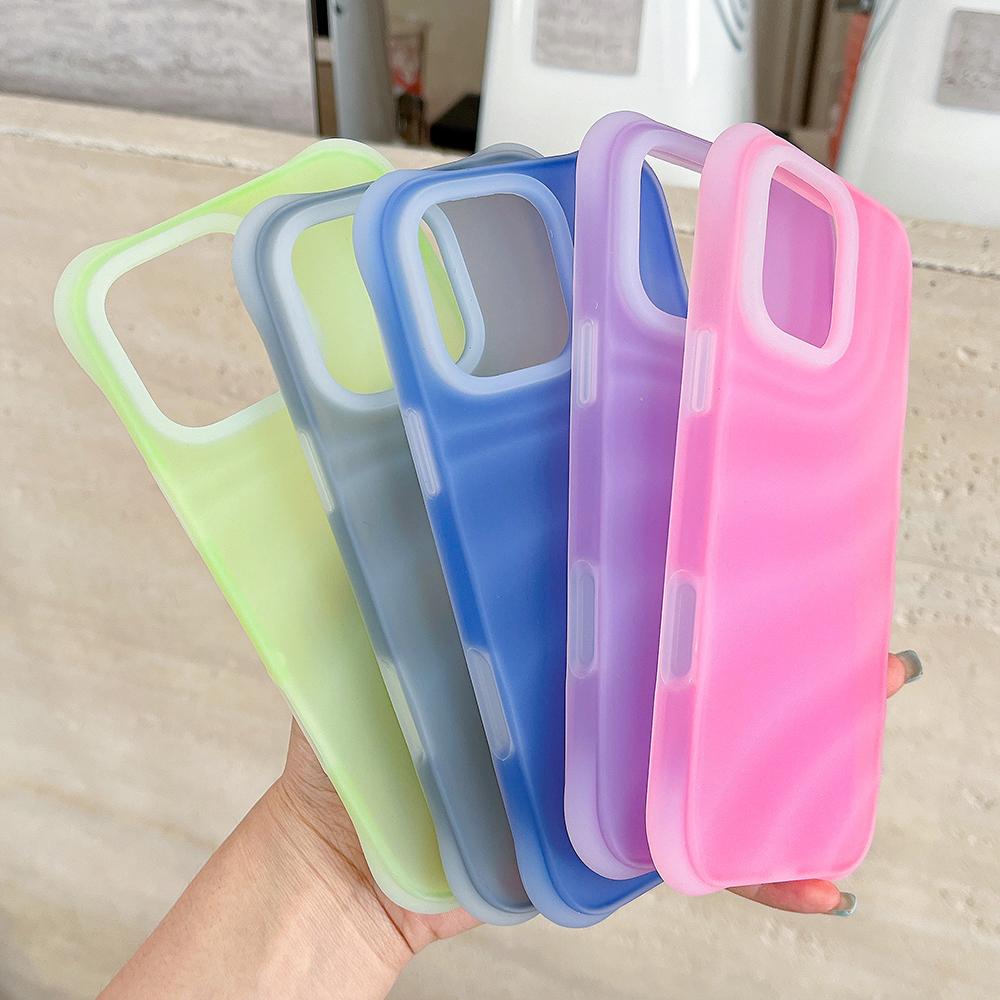 Moderne Süßigkeitenfarbene Jelly Hülle für IPhone 16 Pro Max Flüssigsilikon Stoßfeste Schutzhülle für IPhone 15 Pro Max