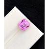 7 Cts Natural Pink Kunzite Certified Asscher Cut Kunzite Loose Gemstone