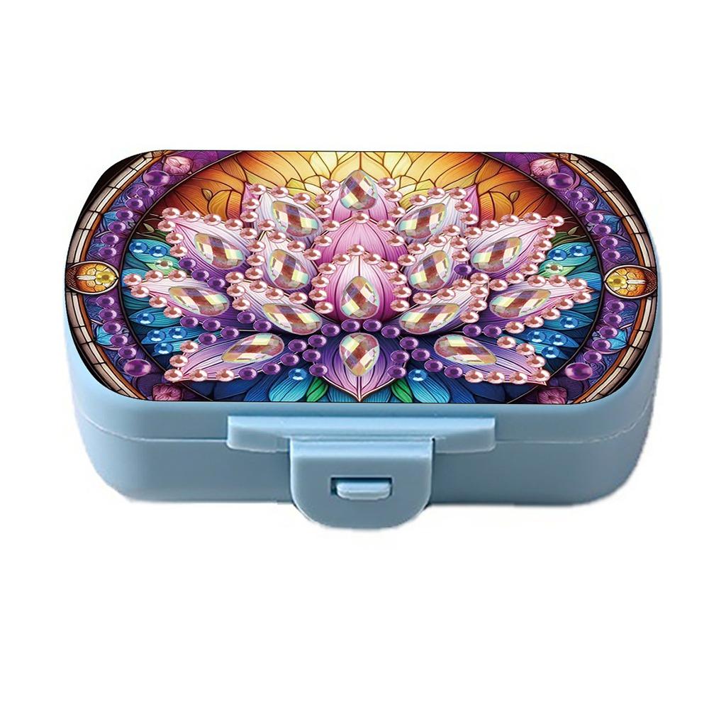 

Класифікаційне зберігання Кейс для пігулок для алмазної вишивки Вологозахищена аптечка Міні-органайзер для пігулок Style 9