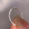 Silver Color Irregular Bumpy Ring Female Opening Adjustable Index Finger Rings for Women Fashion Jewelry Accessories Anillos