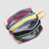 Color Block Crossbody Bag with Mountain Print Design Lightweight Shoulder Bag for Outdoor and Daily Use