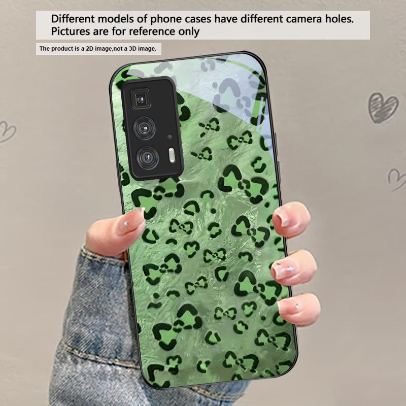 Abstract Leopard Print For Motorola Moto Edge 20 Lite 30 Pro 40 Neo 50 Ultra G45 G54 G55 G75 G84 G85 G Play 23 Glass Phone Case
