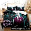 Young Royals TV Bedding Set Single Twin Full Queen King Size Bed Set Aldult Kid Bedroom Duvetcover Sets parure de lit Bed02
