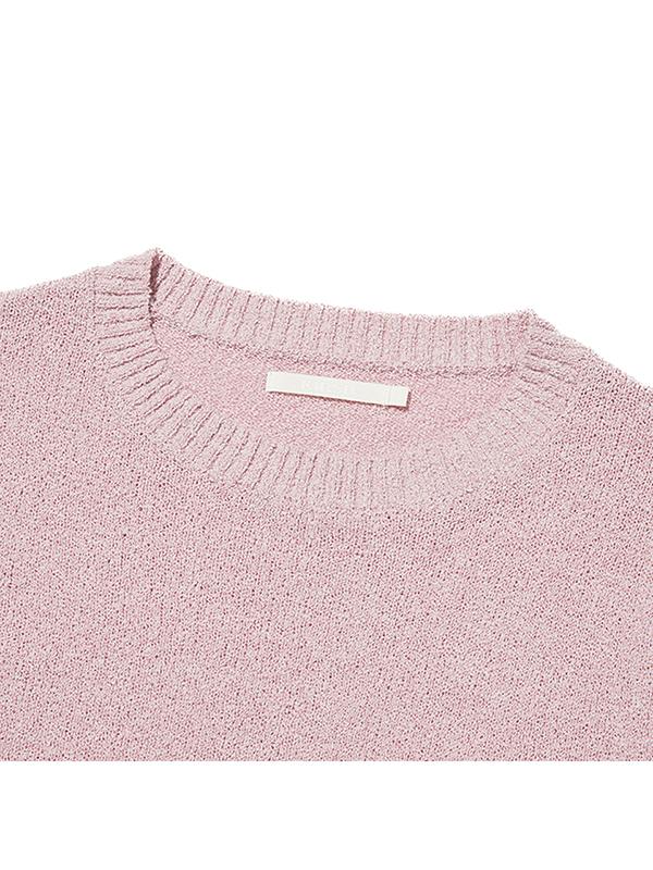 KIRSH Collection Half Sleeve Crop Knit [Pink]