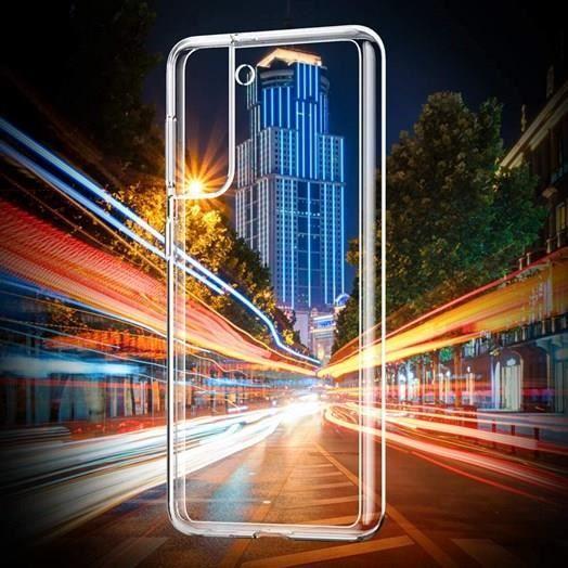 Coque souple en silicone pour Samsung Galaxy S21 - Protection complète - Cristal transparent